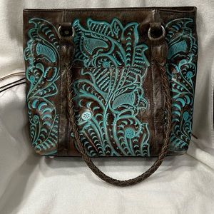 Patricia Nash Turquoise Collection Tote
